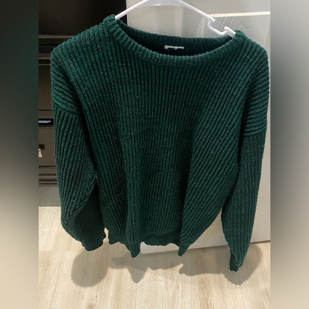 Green sweater
